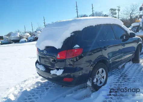 2009 Hyundai Santa Fe Gls z USA, uszkodzony, nr VIN 5NMSG13D09H328573